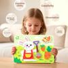 Handmade 3D Stereoscopic Sticker Educational Toys Animals Sticker Book  Children's Day