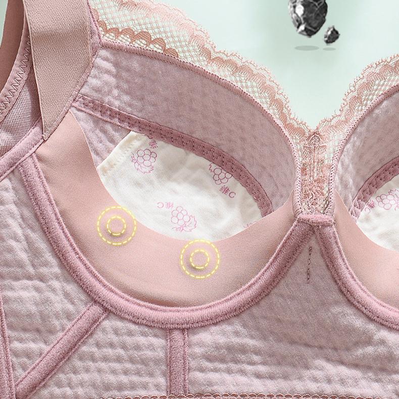 Adjustable Lingerie for Women Slim Gathered Bra Cinched Breast Anti Sagging and Anti Expansion Bra