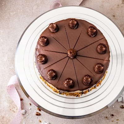 Patera Obrotowa Do Ciast Tortu Babeczek 25,5cm KLAUSBERG KB-7771