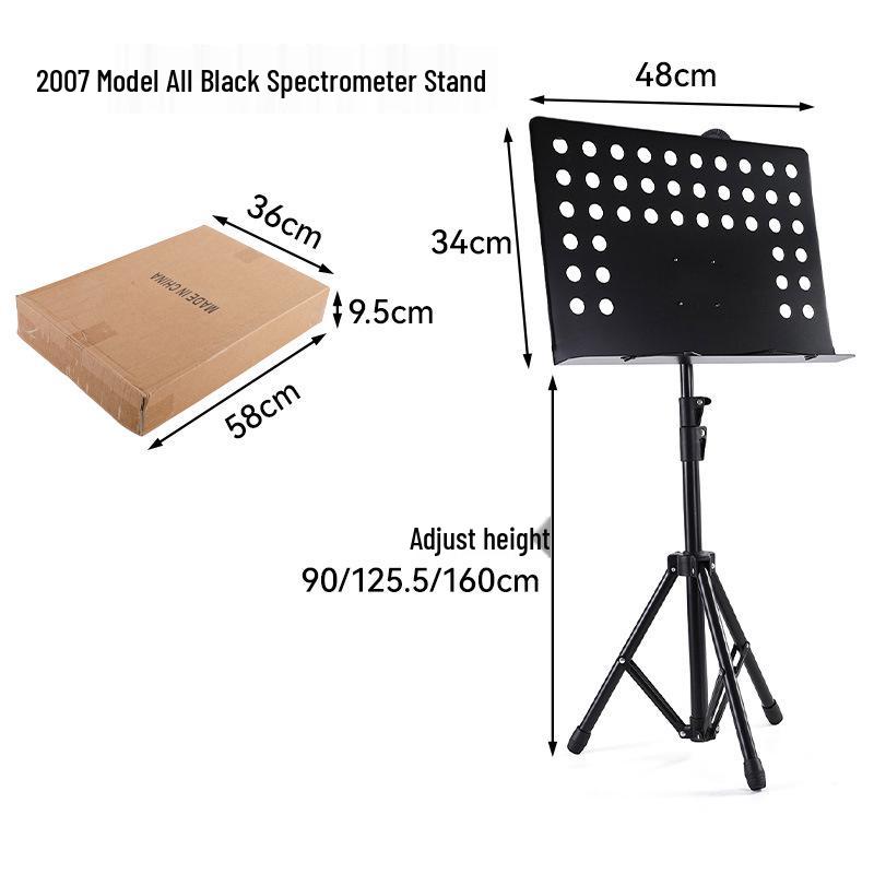 Adjustable Portable Folding Music Stand for Guitar, Violin, Guzheng, and Erhu Sheet Music