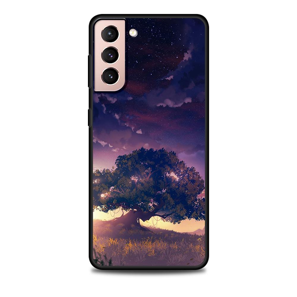 Genshin Impact Game Case for Samsung Galaxy S22 Ultra Phone Cover S21 S20 FE S10 5G S9 S8 Plus S10e S7 Edge Black Soft Silicone