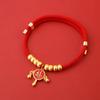 Chinese Style Cat Weave Necklace Adjustable Cat Long-Life Lock Collar  Photograph