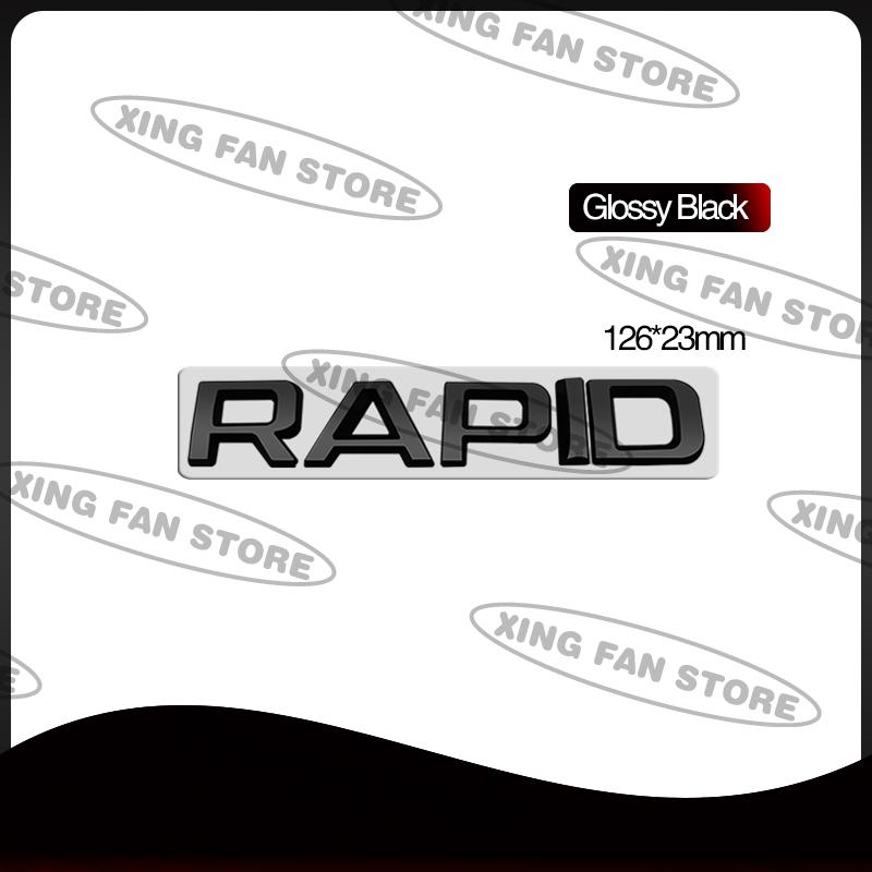 AFE2  Auto Styling For Skoda Octavia Superb Fabia Kodiaq Rapid 4x4 Car Rear Trunk Badge Decal Body Sticker Accessories