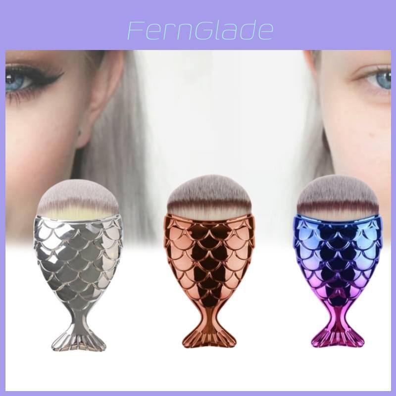 Colorful Mermaid Makeup Brush Large Size Foundation Brush Beauty Tool Must Have