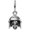 Supreme Skull Bell Keychain Silver