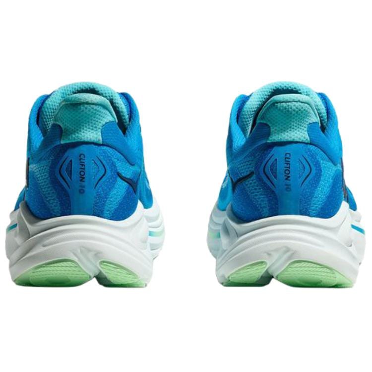 HOKA One One CLIFTON 10 Low Top Casual Long Distance Running Shoes Men's Blue Wide Fit 1162032-HSK