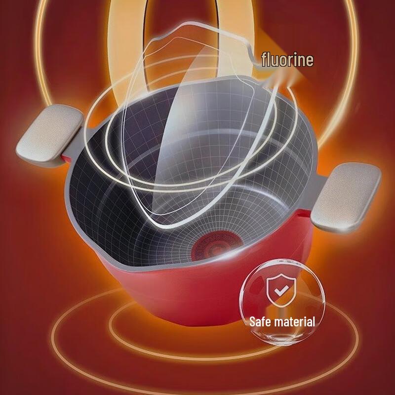 Supor Red Dot Series 22cm Ceramic Non-Stick Soup Pot
