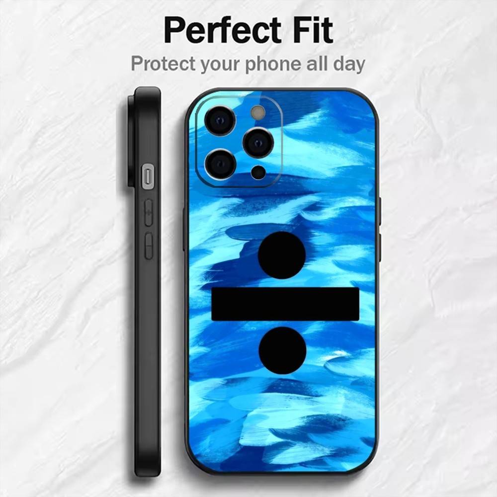 

P-Perfect Teddy E-Ed S-Sheeran Чехол для телефона для iPhone17,16,15,14,13,12 Plus,Max Мягкий силиконовый черный чехол iPhone14