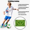 Fotball Treningsmatte Teppe Dribling Futbol Voetbal Treningsmatter Teppe Barn Fotball Innendørs Utstyr Slitesterk Sklisikker Sammenleggbar