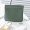 Compact PU Multipurpose Pouch: Lipstick, Coins, Jewelry, Earphones Storage.