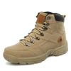 Men's Plus Size Mid-top Outdoor Training Boots - Non-slip & Wear-resistant for Hiking