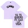 Cano Triana Yo Te Quiero Pa Toda La Vida Tour Merch T-Shirts Herren Damen Harajuku Mode Hochwertiges Baumwoll-T-Shirt Sommer Tops