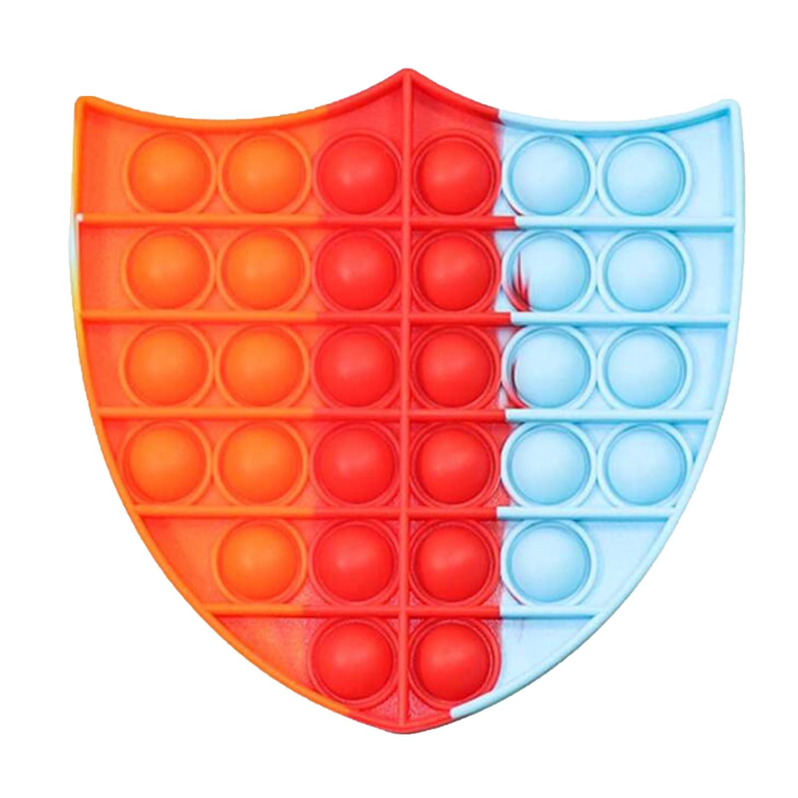 

Нажмите игрушечный щит, пузырьковая игрушка, игрушки для снятия стресса для взрослых и детей One size