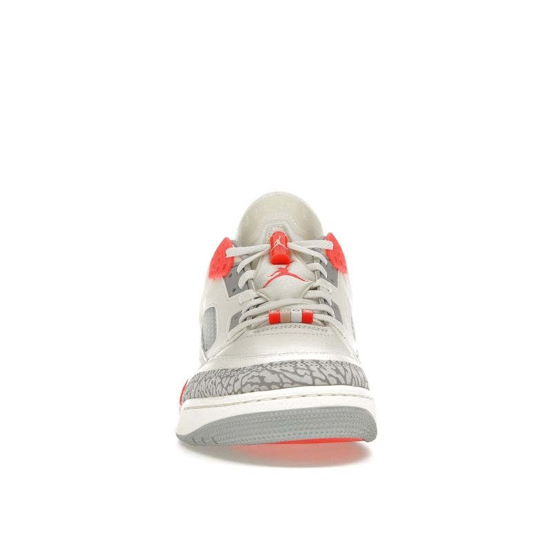 Air Jordan Paris Saint-Germain x Jordan Spizike Low Sail Infrared Unisex Sneakers Cream Infrared-23 Wolf-Grey HF8827-100