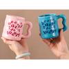 Creative English letter ceramic mug, water cup, household milk cup, daily coffee cup, high-end cup, gift giving