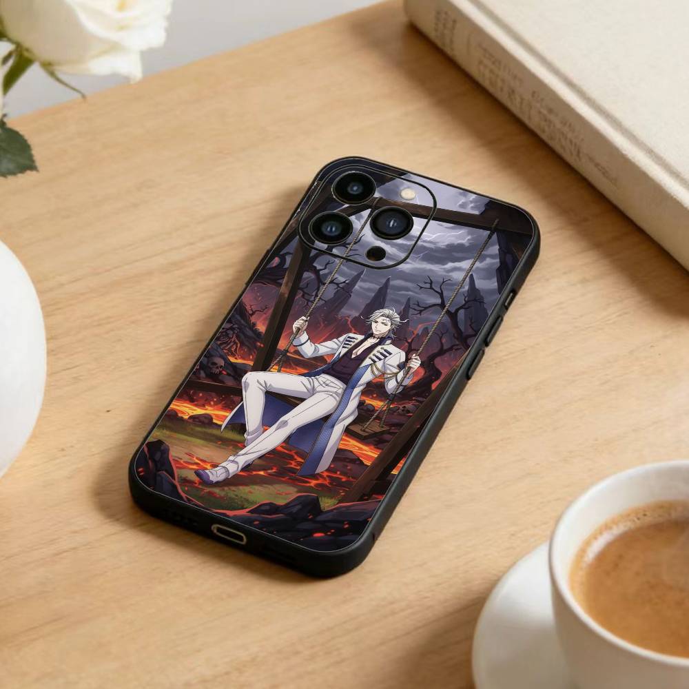 E-Record of Ragnarok Anime Phone Case For iPhone 16,15,14,13,12,17,Pro Max,Plus Silicone Black Case