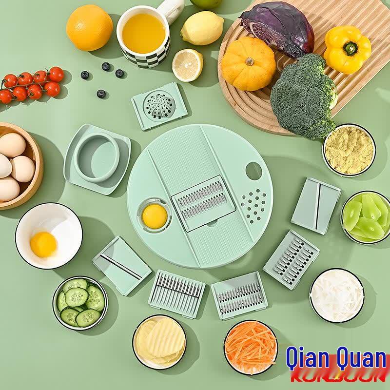 Multifunctional Salad Spinner & Vegetable Chopper