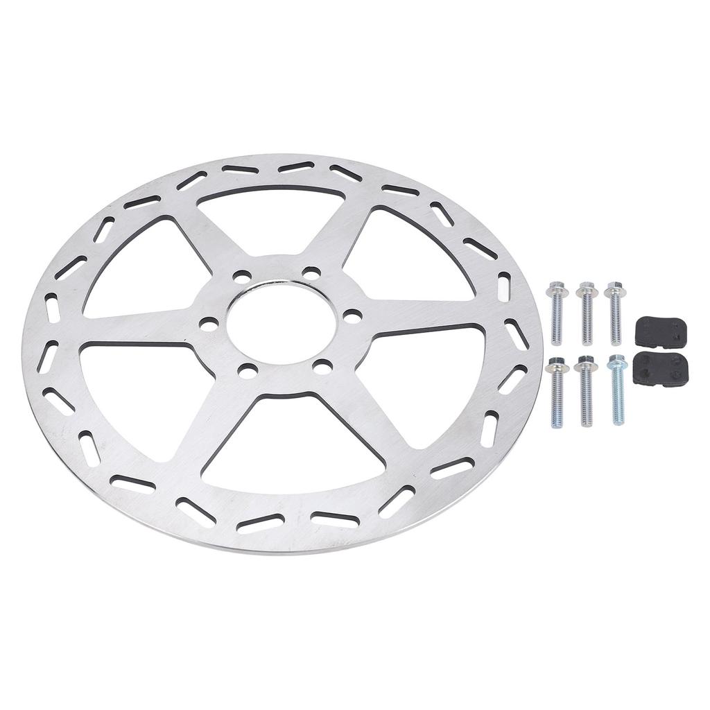 180mm Mini Bike Disc Brake Rotor with Pads Replacement for Mega Moto Classic 80cc MM B80 105cc MM B105 1000w Electric