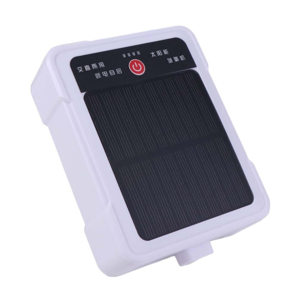 

Ultra Silent Solar Oxygen Pump USB Rechargeable Fishing Oxygen Pump Outdoor Fishing Double Holes