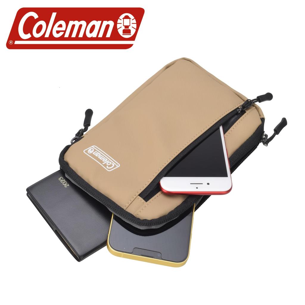 Etsumi Coleman Kollaborationsmodell Smart Pouch Sand Intelligente Schultertasche mit Schultergurt Kompatibel mit Google und mehr Universelle Smartphone-Hülle