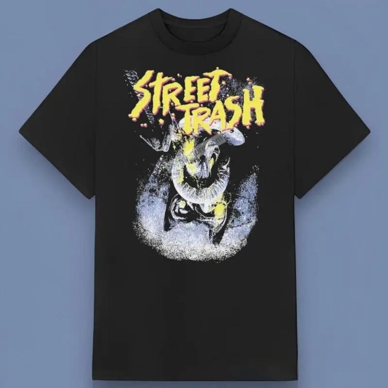 

2025 Street Trash Movie Retro Vintage T Shirt For Fans All Size S 4Xl S чёрный