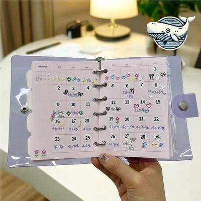 10 Beautiful Flower Design Nail Stickers Colorful