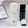Modern Stainless Steel Insulated Tea Cup With Ceramic Inner For Office And Travel Use