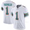 NFL Miami Dolphins Tua Tagovailoa 1 Vintage Jersey Mens Football Game Shirt