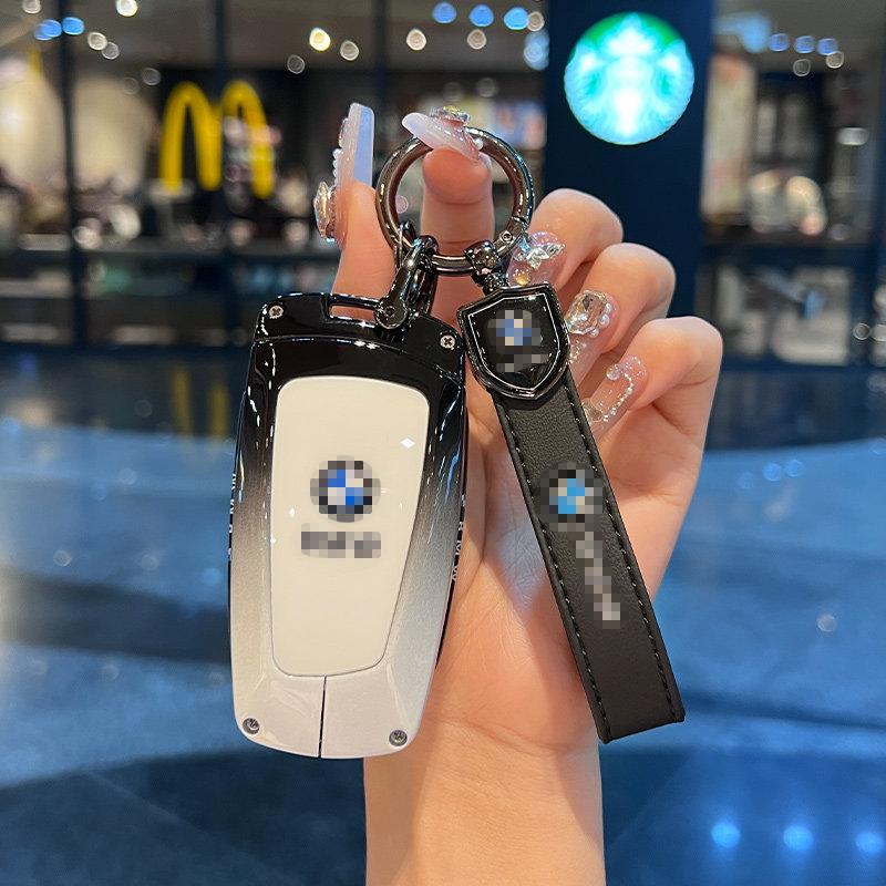 For BMW X1 X3 X4 X5 X6 Series 1 2 3 5 7 G20 G02 G05 G31 G23 F34 F15 F40 IX3 Remote Car Key Cover Keychain Key Case