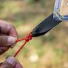 4 Stück Outdoor Abspannleinen Zeltkordeln Reflektierendes Campingseil mit Aluminium Abspannleinenversteller Spannvorrichtung Beutel für Zelt Plane Vordach