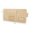 Car Sun Visor Organizer Multi-Pocket Pouch Car Sun Visor Organizer Zipper Type Card Holder Storage Auto Interior Accessories