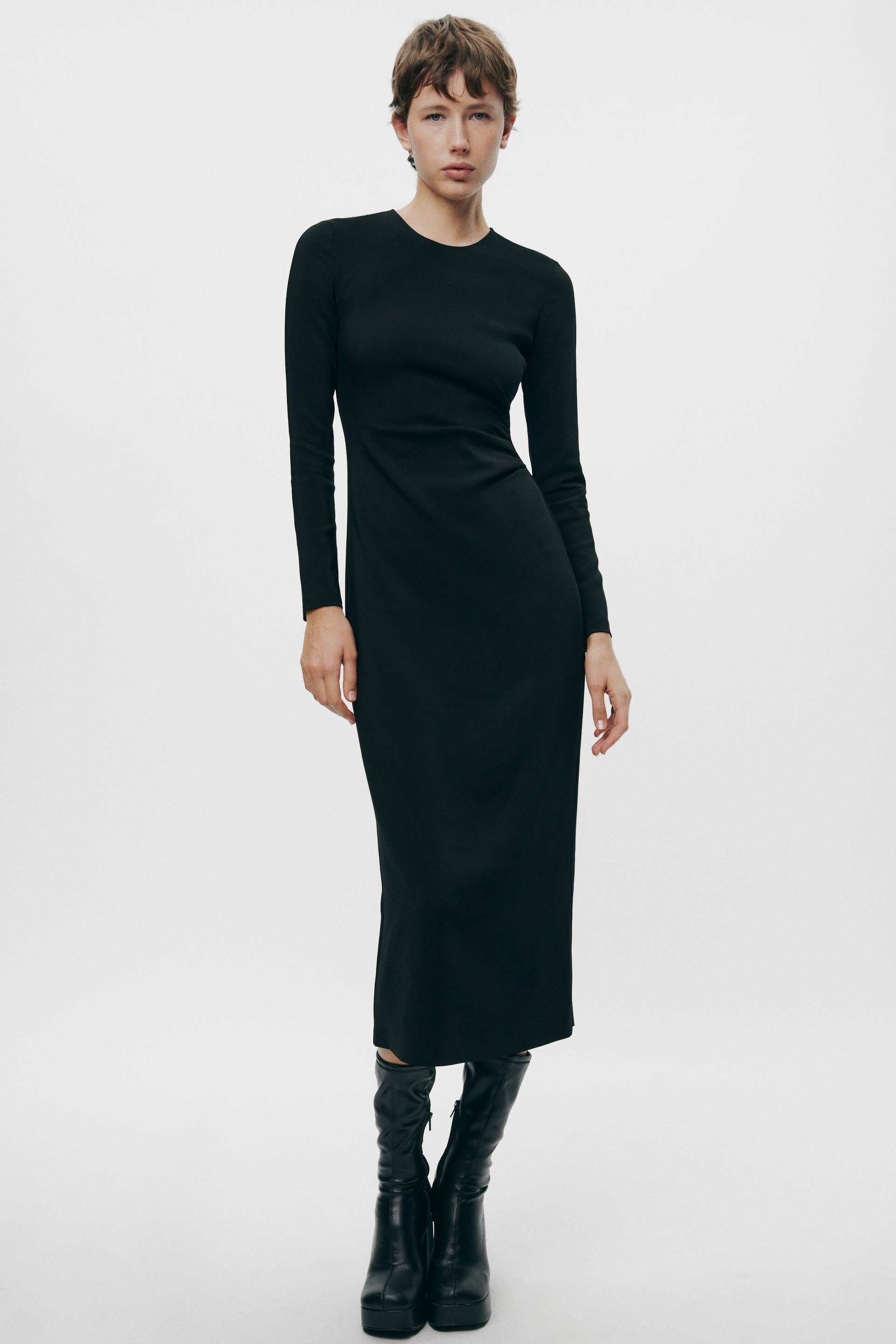

ZW COLLECTION SIDE GATHERED DRESS