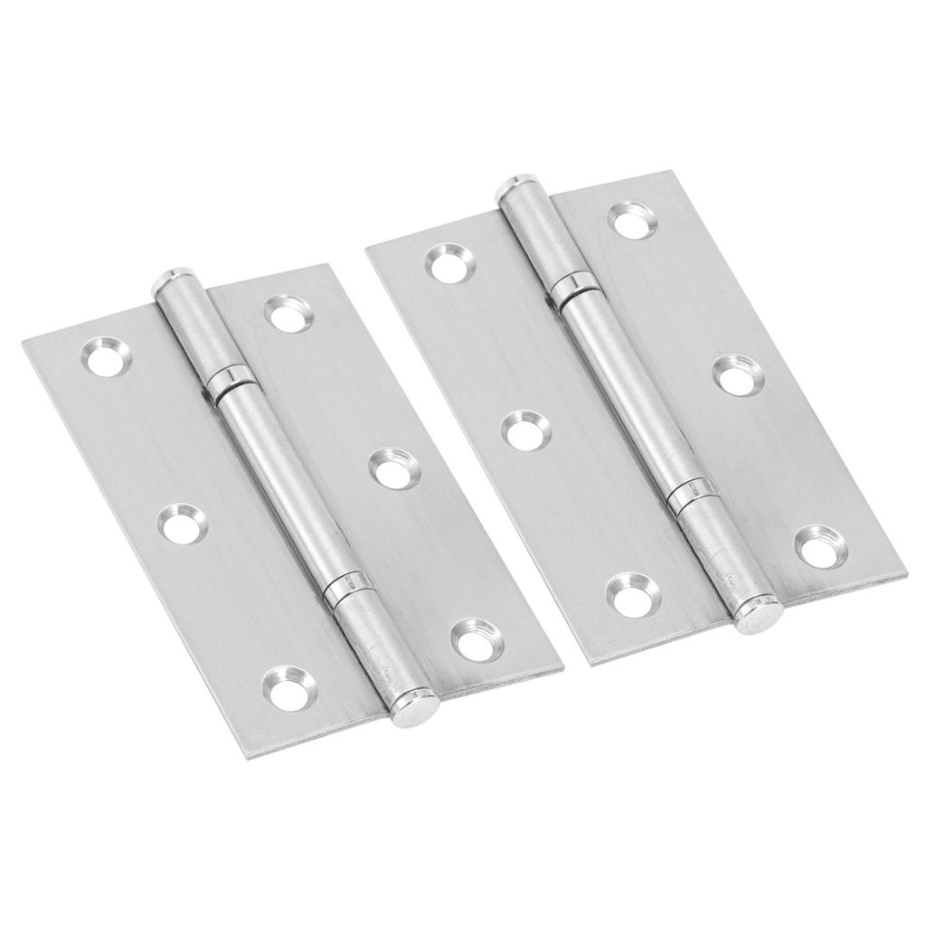 7 Paar Edelstahl Kleine Scharniere Haushalts-Schrankscharniere Möbelbeschläge Zubehör