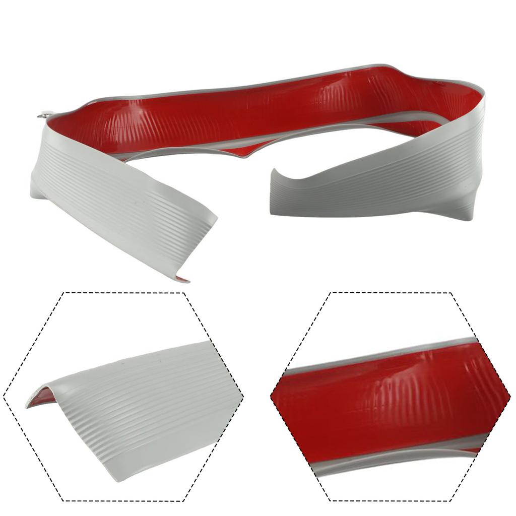 1 Roll Stair Edge Protector Soft PVC Non-slip Stair Nose Edging L-Shape Self-Adhesive Step Edge Trim Strips Step Protector