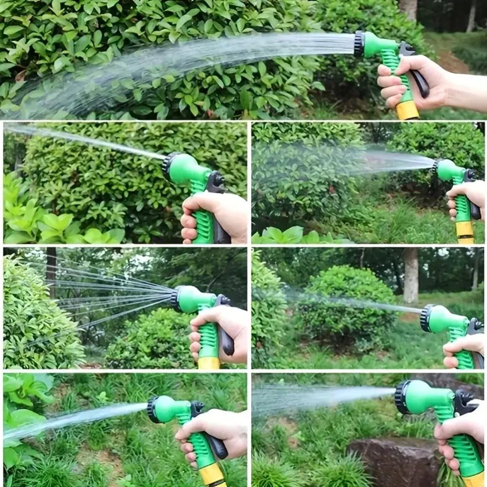 High Pressure Water Gun Adjustable Nozzle Hose Multifunction Garden Hose Sprinkler Water Nozzle Plastic Agriculture Irrigation