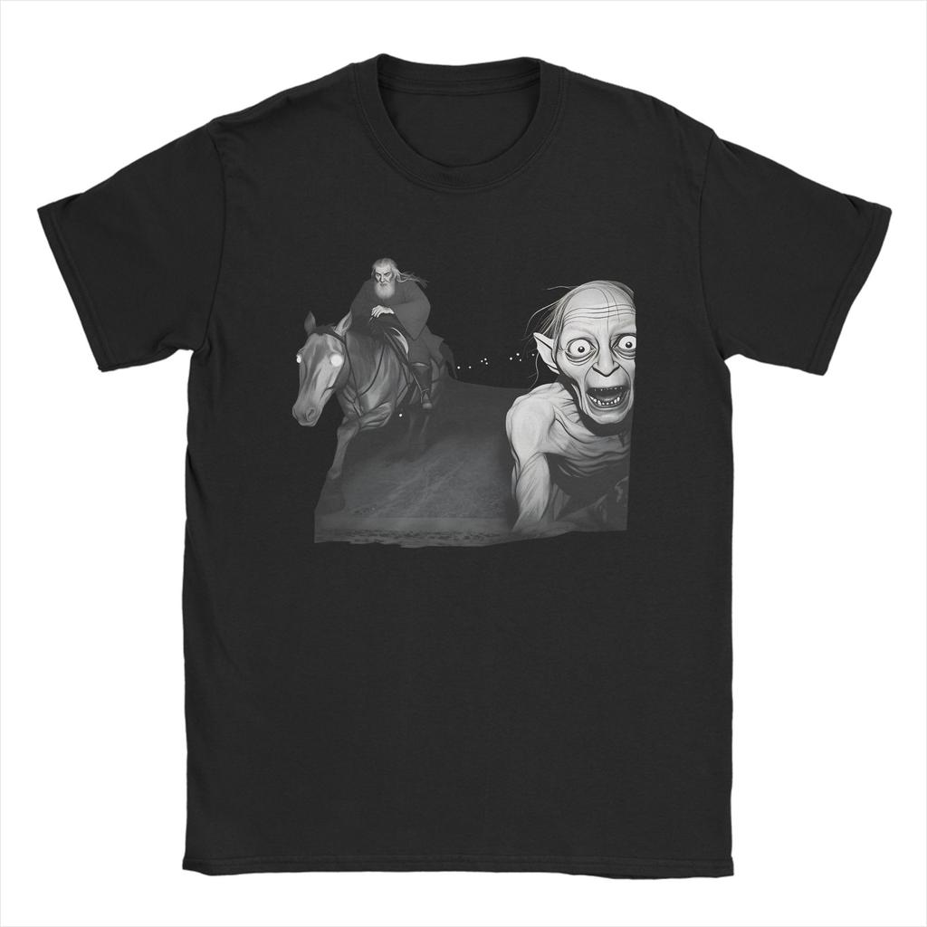 Mens Fellowship Hiking Club  T Shirt LLords Of The RRings Meme Pure Cotton Clothing Vintage Short Sleeve Round Neck TShirt
