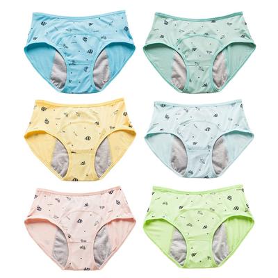 8-14 años Niños Adolescentes Niñas Bragas Cómodas Niñas Calzoncillos Estampados Ropa Interior