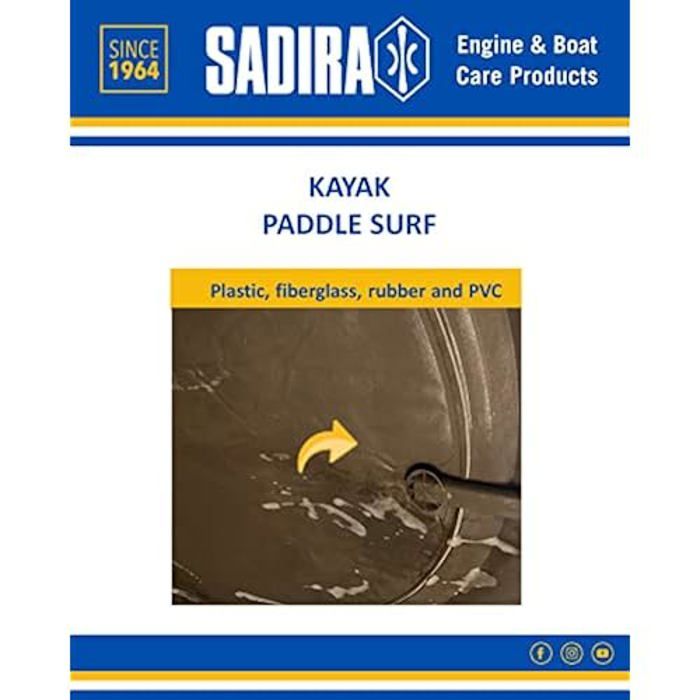 Reiniger für Kajak und Stand-Up-Paddling - SADIRA - Entfernt Öl, Algen - Praktischer Spray - Mehrflächen