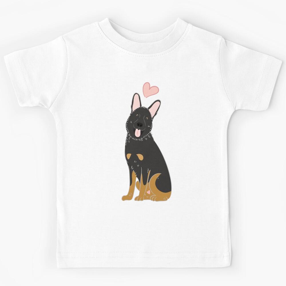 LOVE German Shepherd - Bicolor 2 Kids T-Shirt 120