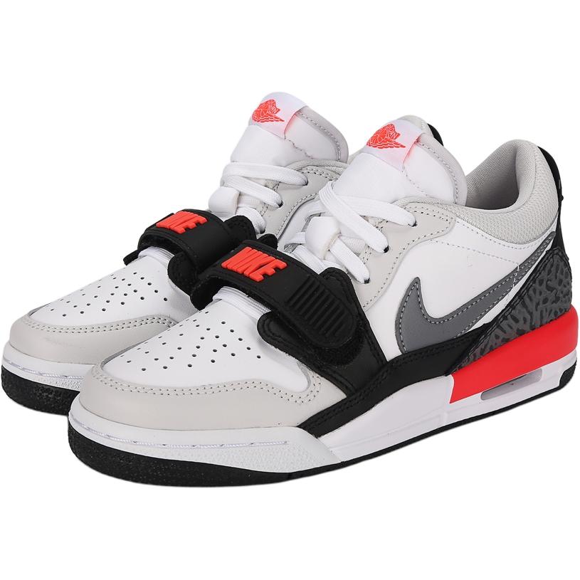 Jordan Legacy 312 Bequeme Vielseitige Low-Top Kinder Basketballschuhe Unisex Sneaker Weiß CD9054113