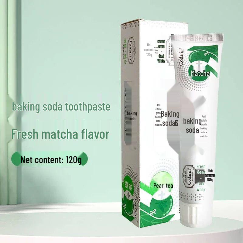 

Keda Lin Matcha Whitening Toothpaste - Stain-Removing, Fresh Breath Formula with Baking Soda