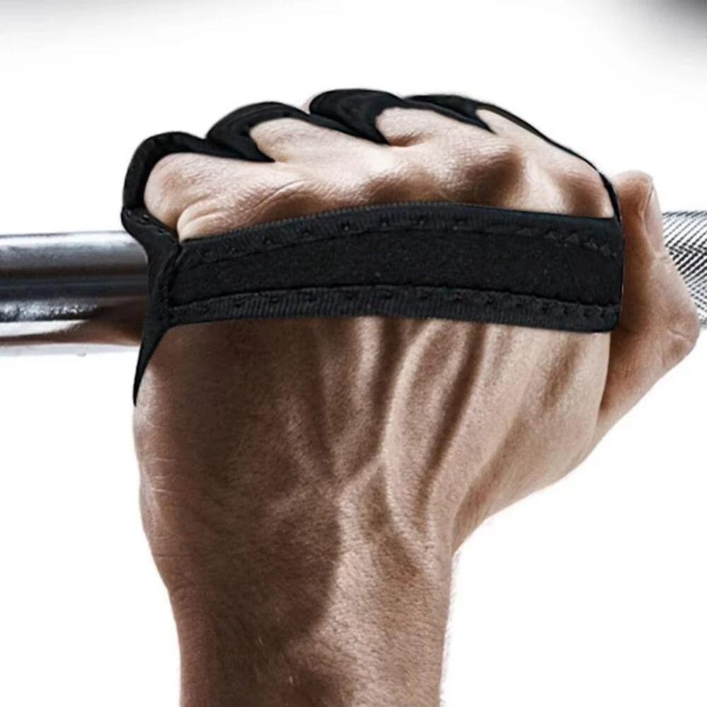 1 pair Breathable Powerlifting Gym Gloves Anti-Skid Guard Fitness Gloves Weightlifting