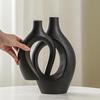 Modern Simple Nordic Style Faux Ceramic vase2Set of Living Room Flower Arrangement Decorations Home Decor Crafts