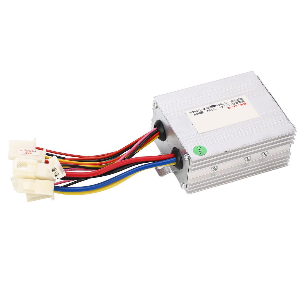 Elektrisk Sykkel Børstemotor Kontroller Profesjonell 48V 500W Aluminiumslegering Motor Børstet Hastighetskontroller