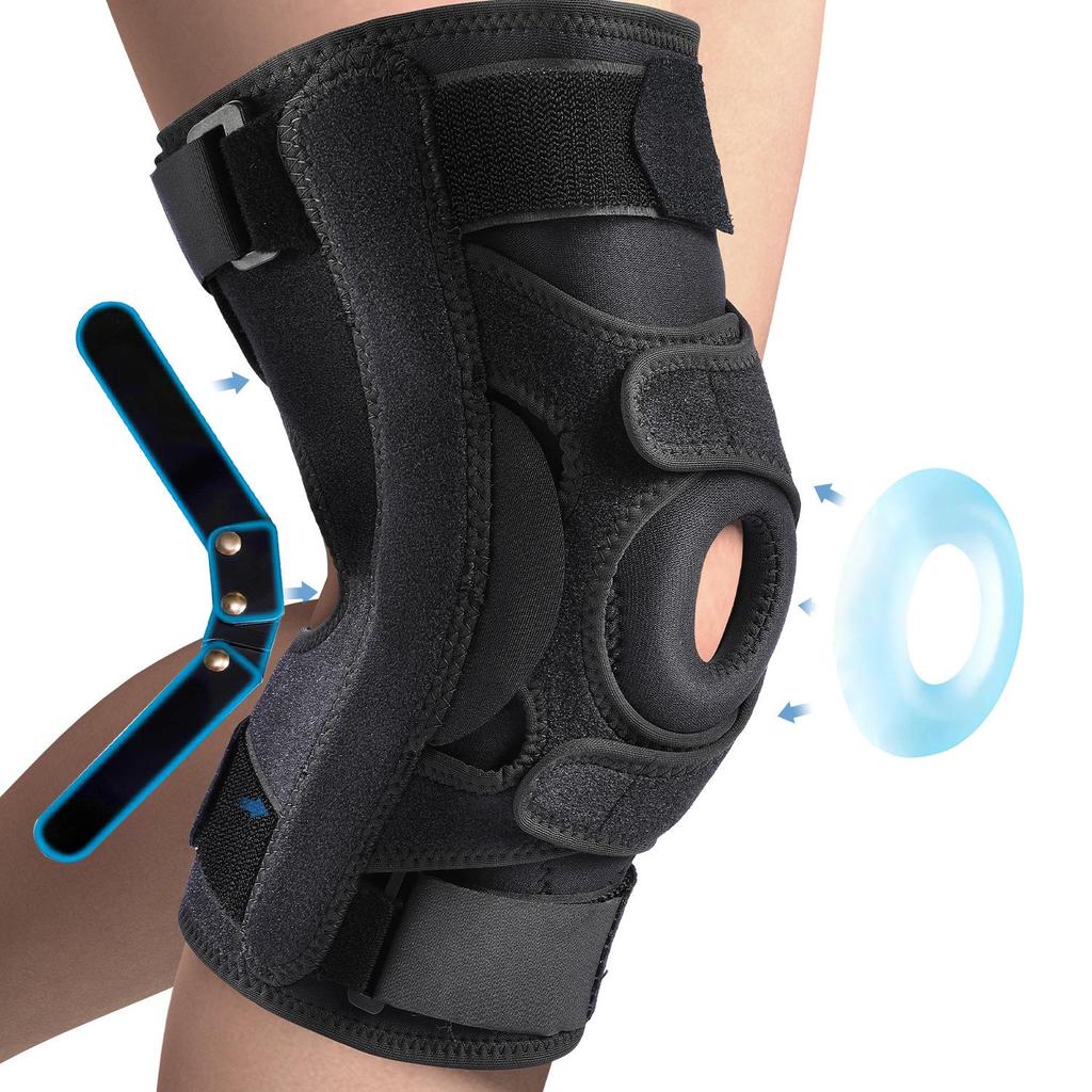Neoprene Knee Brace with Support Bar - Breathable, Comfortable, Protective Sports Gear