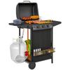 Four Burner Gas Grill BBQ - Black