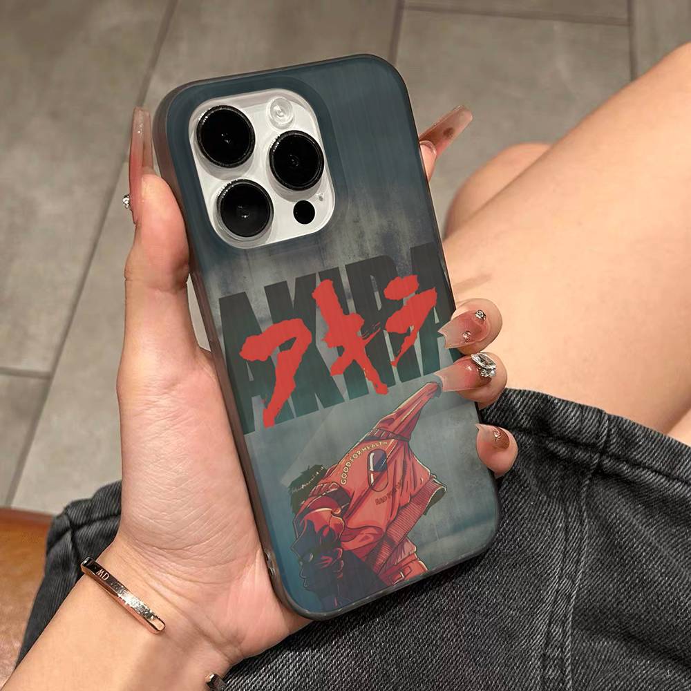 Anime A-Akira Soft Corrugated Transparent Phone Case For IPhone 17 15 16 11 12 13 14 Pro Max Plus Pro iPhone 16 pro