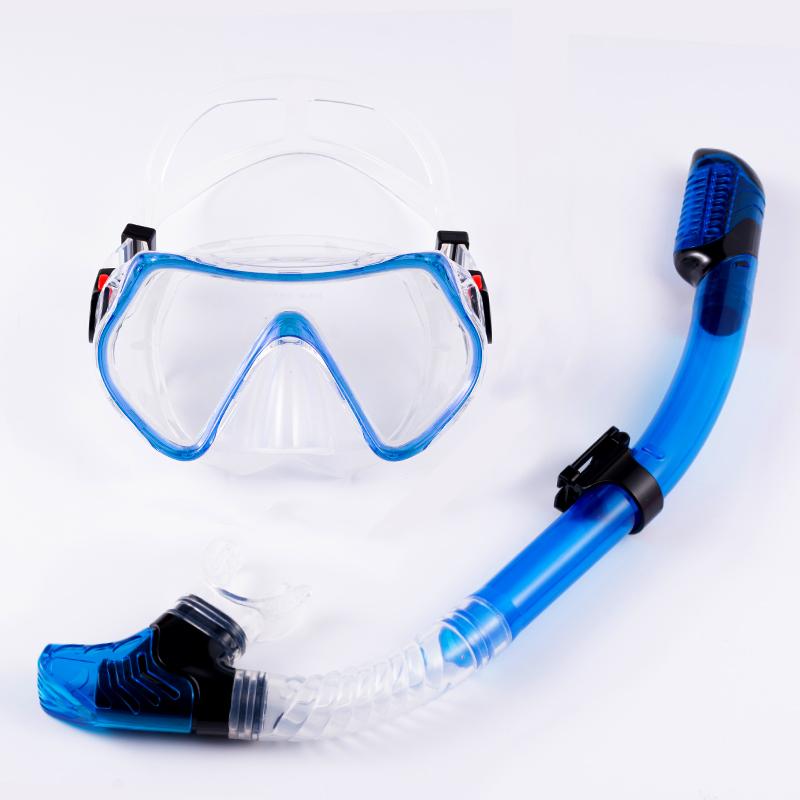 Sinodiving Adult Diving Masks Gear Freediving Goggles Spearfishing Glasses Snorkeling Dive Equipment Set