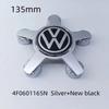 For VW Volkswagen Jetta MK5 Golf 4pcs 135mm Volkswagen Golf Polo Car Wheel Center Caps 5Pins Rim Hub Cover Hubcap Logo Badge Emb