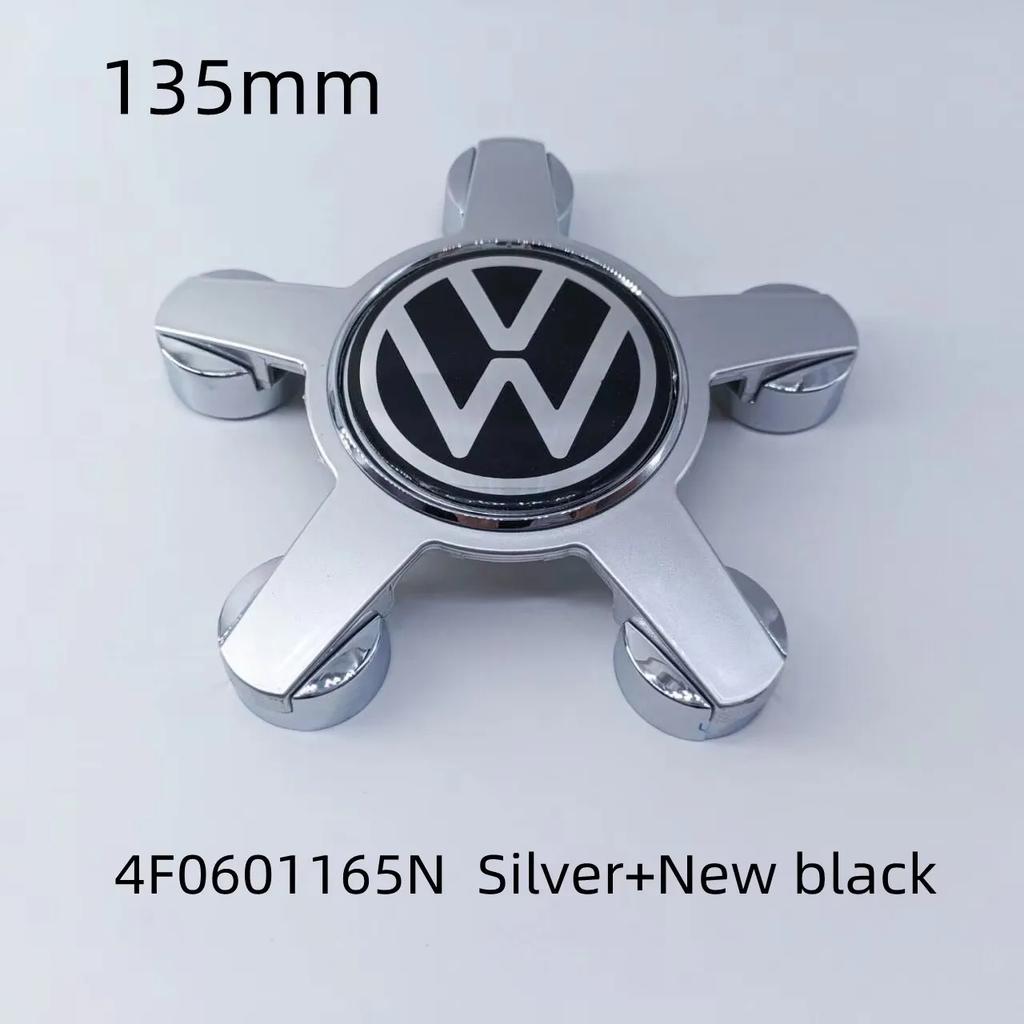 For VW Volkswagen Jetta MK5 Golf 4pcs 135mm Volkswagen Golf Polo Car Wheel Center Caps 5Pins Rim Hub Cover Hubcap Logo Badge Emb